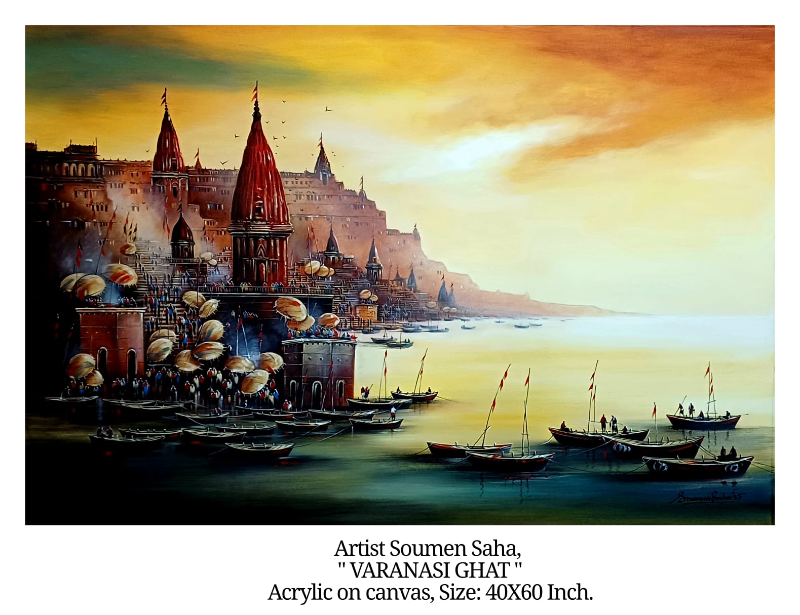 Selected artwork by Soumen Saha