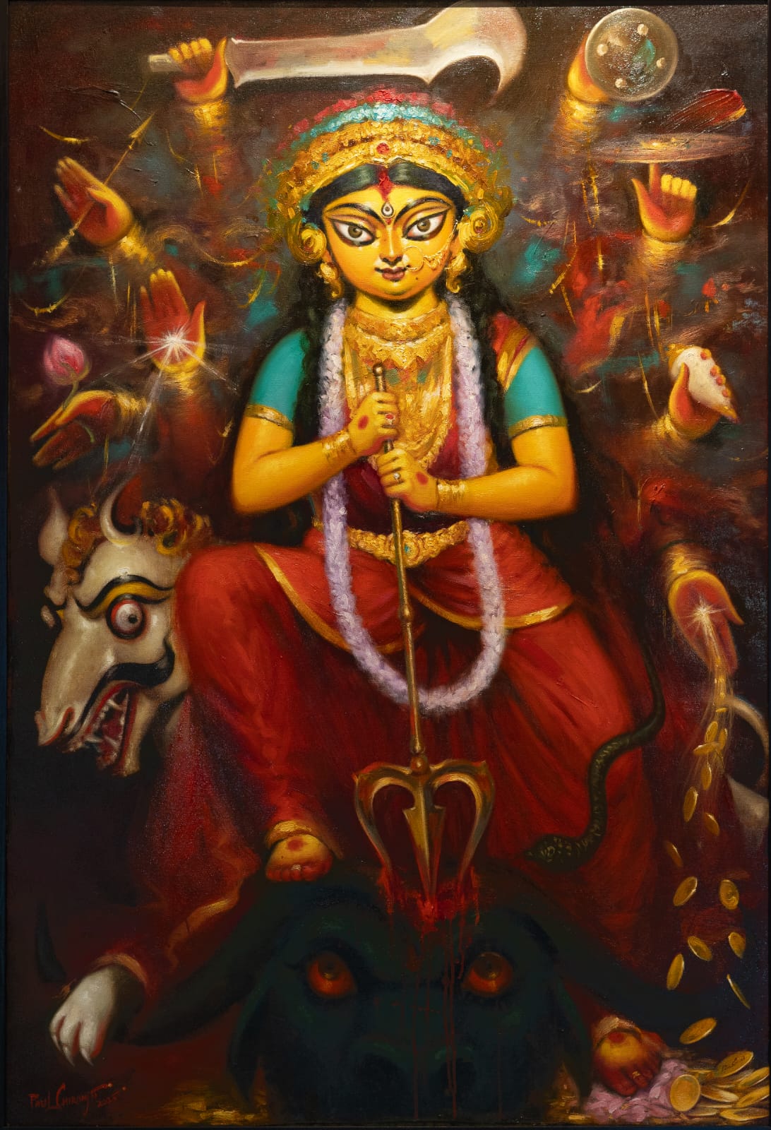 Selected artwork by Chiranjit Paul