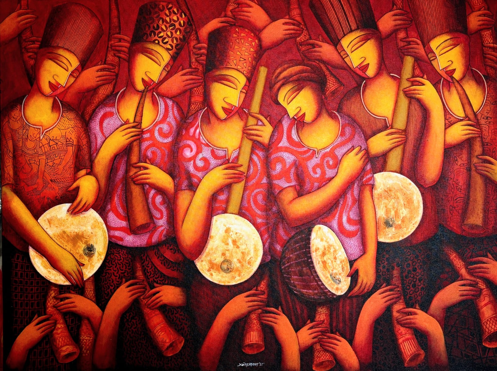 60 42 Inch Acrylic On Canvas